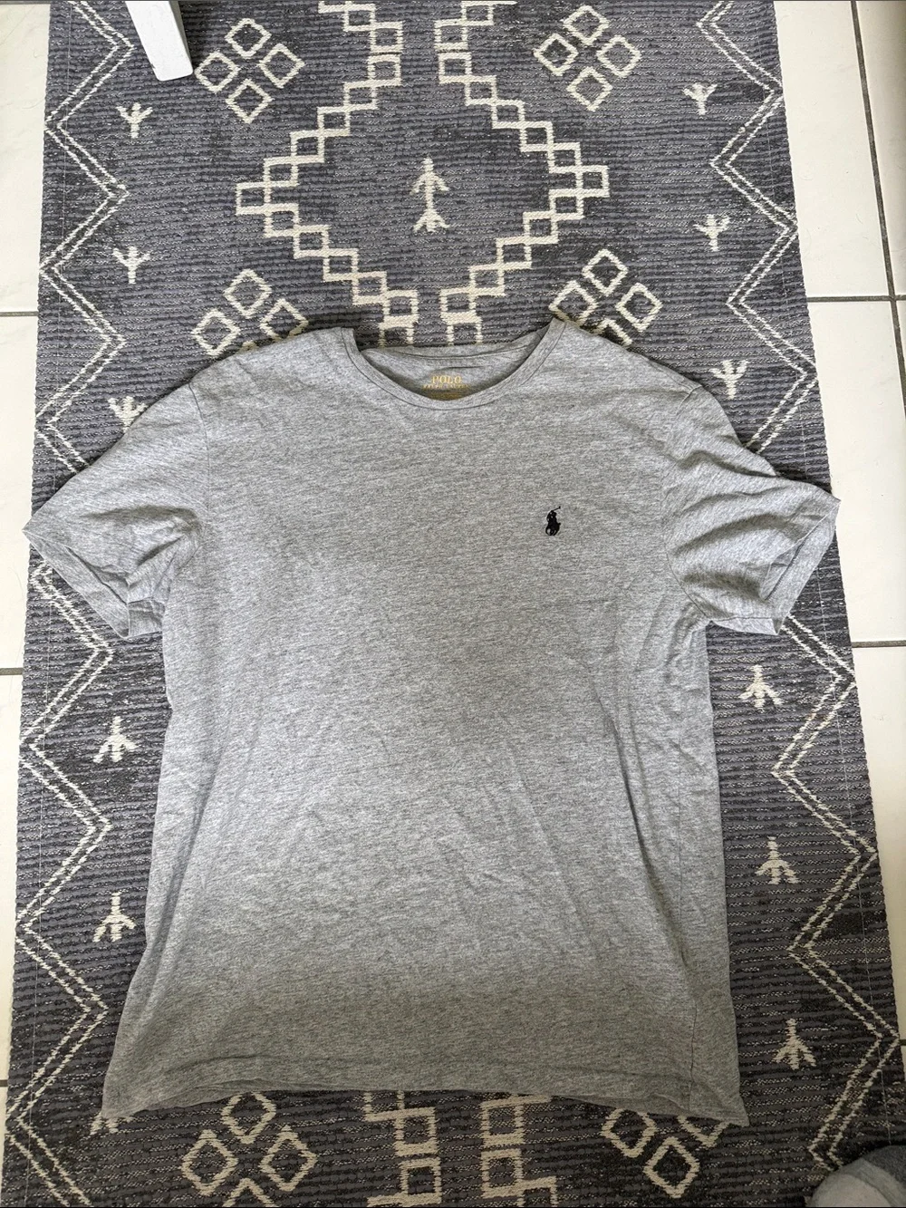 Polo Ralph Lauren Classic Fit Crewneck Tshirt Grey Heather Short Sleeve